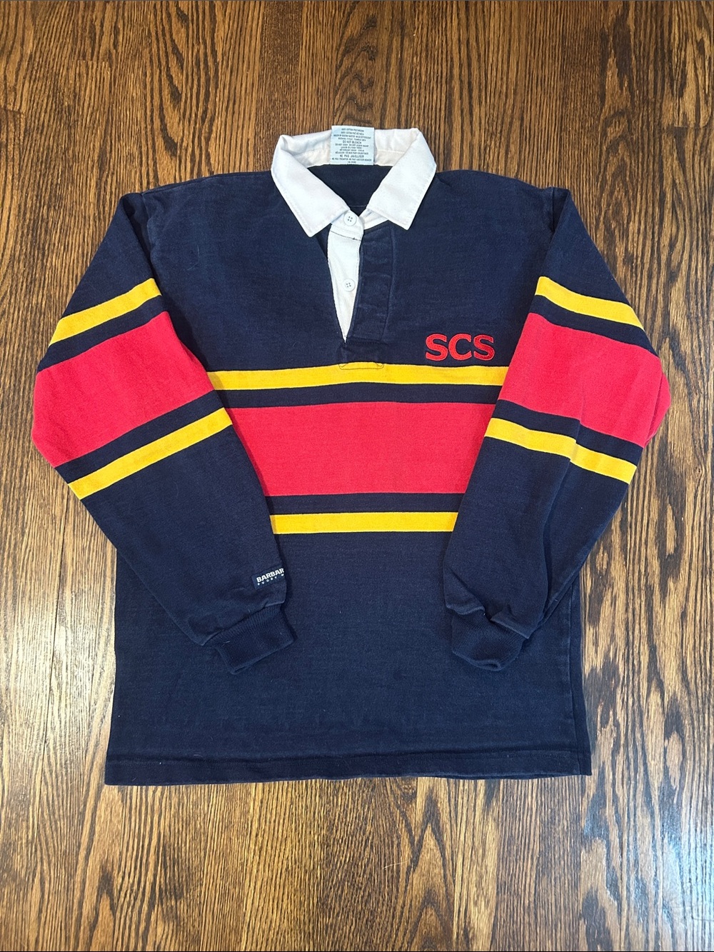 Vintage Y2K Barbarian Preppy Rugby Sweater
